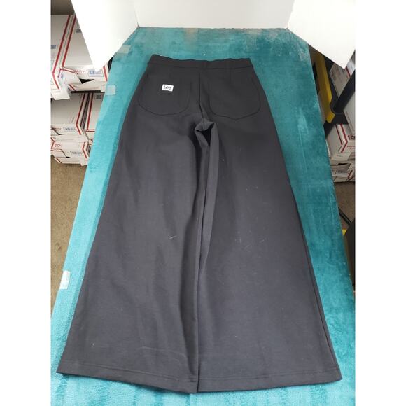 Lee Dress Pants Size 10 Womens Black Stretch Pull On High Rise Wide Leg NWT - Picture 13 of 15